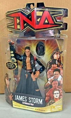 James Storm TNA Impact Wrestling Series 5 Figure New 2006 Toybiz Marvel Toys - Image 1 of 3