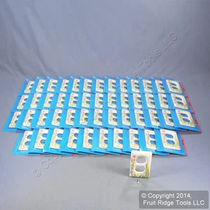Leviton 89503-WFL Wildflower 1-Gang Duplex Ceramic Standard Wallplate Cover 50pc - Picture 1 of 4