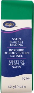 Wrights Single Fold Satin Decke Bindung 2"X4,75yd-Smaragd - 117-794-044 - Bild 1 von 1