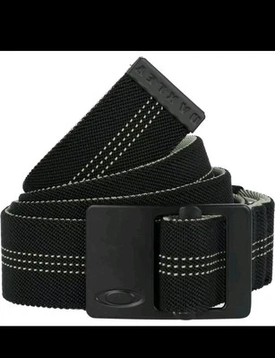 CINTURÓN ELÁSTICO OAKLEY CONTENDER Reversible Hombre Negro  Foto 1 de 4