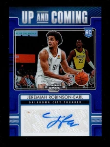 2021-22 OPTIC CONTENDERS UP AND COMING JEREMIAH ROBINSON-EARL RC AUTO 62/75 - Picture 1 of 2