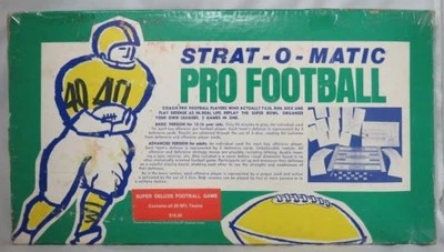 Strat-O-Matic : PRO FOOTBALL Game w/ 1973 Wide Boy Season Player Team Sets (EX) - Image 1 of 4
