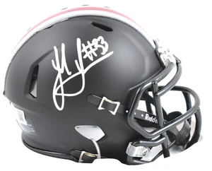 Jack Sawyer Signed Ohio State Buckeyes Black Speed Mini Helmet - Beckett W Holo - Picture 1 of 3