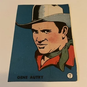 Gene Autry Singing Cowboy 1942 Fawcett #7 Comics Card proprietario fondatore MLB ANGELS - Foto 1 di 4