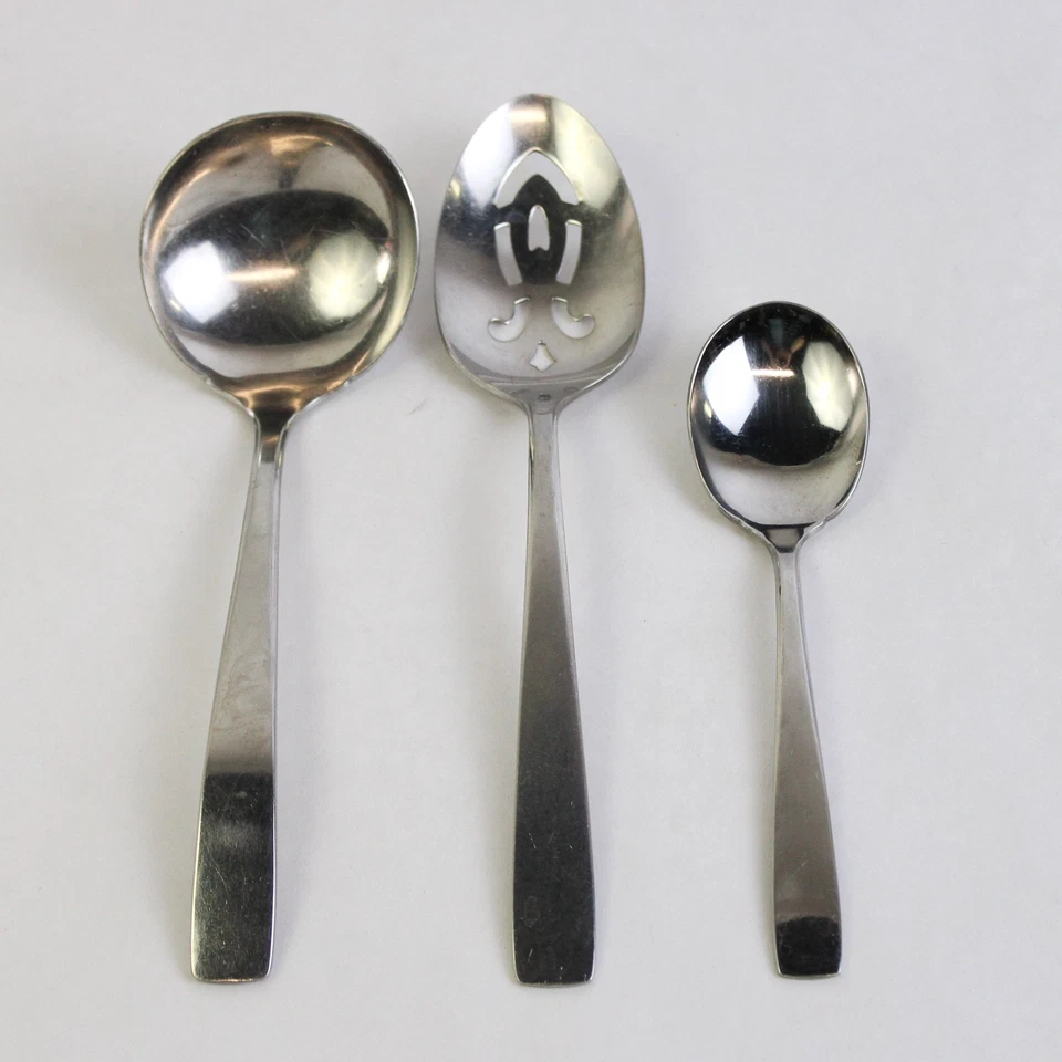 Set of 3 Duchess Serving Spoons DCS1 Stainless Steel Gravy Ladle Slotted Sugar - Image 1 of 4