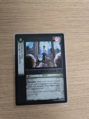 Lord of the Rings LOTR TCG 1R139 FOIL Savagery To Match Their Numbers NM/M - Image 1 of 2