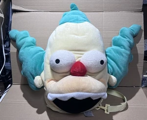 Rare Krusty The Clown The Simpsons Vintage 1997 Backpack VGC - Picture 1 of 15