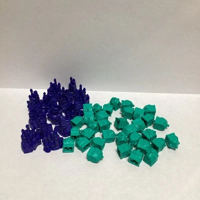 MONOPOLY Disney Edition Replacement Parts Pieces - 13 Castles 35 Cottages Houses - image 1 of 3