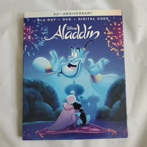 Disney’s Aladdin (30th Anniversary Edition) (Blu-ray/DVD) W/Slipcover Brand New! - Imagen 1 de 7
