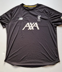 Liverpool New Balance Dark Grey 2019/2020 Training Shirt - Size Adult XXL - Picture 1 of 12