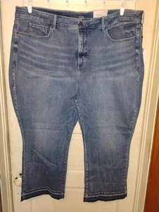 New NYDJ Marilyn Straight Crop Jeans Size 28W  NWT - Picture 1 of 7