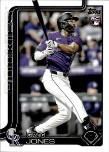 Greg Jones 2025 Topps #36 Colorado Rockies RC - Picture 1 of 2