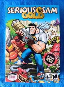 SERIOUS SAM: GOLD (CD-ROM PC, 2003) Caja Pequeña - Juegos Gotham - NUEVO, Precintado - Imagen 1 de 11