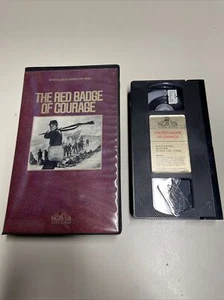 Great books on Video: The Red Badge of Courage (VHS, Clamshell,B&W) - Picture 1 of 8