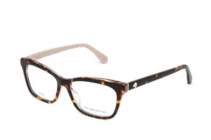 Kate Spade Eyeglasses Women's Cat Eye Cardea ONS Havana Nude 51mm NEW! - Picture 1 of 4