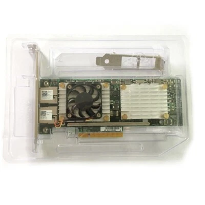 DELL BROADCOM 57810S DUAL PORT 10GB NETWORK CARD W1GCR 0W1GCR HN10N 0HN10N - Image 1 of 4