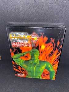 Army Men Operation Meltdown Big Box Pal 3DO Game New Sealed Very Rare Wata? - Picture 1 of 7