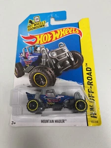 2014 Hot Wheels HW Off-Road Mountain Mauler #103 Blue A101 - Picture 1 of 2