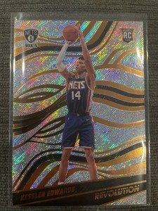 KESSLER EDWARDS #144 2021-22 PANINI REVOLUTION ROOKIE CARD BROOKLYN NETS