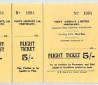 GB WALES *Pines Airways* Flight Ticket 1930s Porthcawl Glam {samwells-covers}BS5