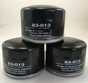 Oregon 83-013 Oil Filter Replaces Briggs 492932,Kohler 2505001,Tec 36961 (3 Pack - Picture 1 of 2