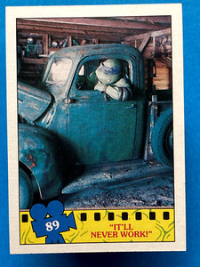 1990 Topps Teenage Mutant Ninja Turtles Movie #89 It'll Never Work!
