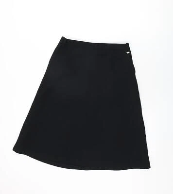 Espirit Womens Black Polyester Swing Skirt Size 8 Zip - Image 1 of 4