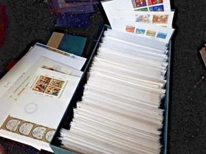 SELLOS "FDC LIECHTENSTEIN" más de 400 FDC en fundas protectoras - Imagen 1 de 1
