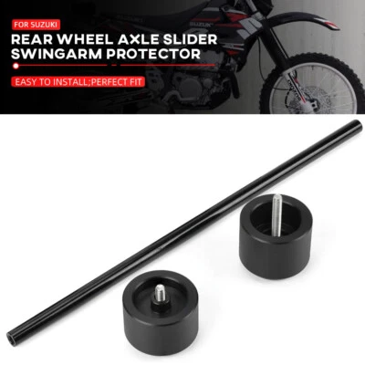 Rear Swingarm Wheel Protector For SUZUKI DRZ400S/E 00-23 Axle Fork Crash Slider - Image 1 of 4