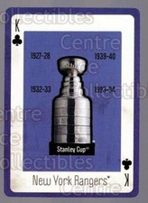 2005 New York Rangers Legends Playing Card #39 Stanley Cup