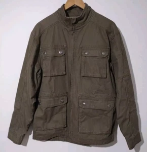 Blackhawk! Army Green Field Jacket Men's Xlarge YKK Full Zip Front 11 Pockets - Picture 1 of 1