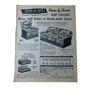 1940er Jahre House-of-Charm Versandhaus Schonhüllen - Vintage Print Ad - Bild 1 von 3
