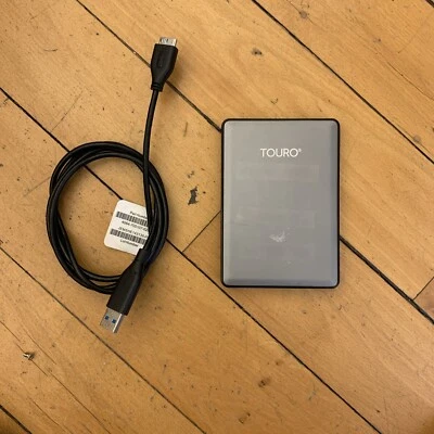 HGST Touro Mobile 1TB USB 3.0 External Hard Drive, Black - Image 1 of 4