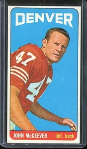 1965 Topps Football # 59 John McGeever NM Near Mint - Picture 1 of 2