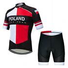 2024 Countries Team Radtrikot Set Herren Fahrradshirt Shorts Radhose Sitzpolster