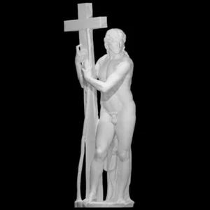 Statua Scultura Cristo risorto Arte Arredamento Casa Ufficio - Foto 1 di 5