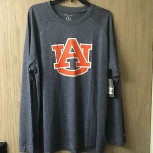 Champion Gr. XL graublau Auburn Tigers Langarm Polyester T-Shirt NEU - Bild 1 von 5