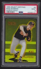 1995 SELECT CERTIFIED MIRROR GOLD #9 MIKE MUSSINA ORIOLES GRADED PSA 9 MINT