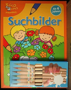 **TOGGO LINO**Malbuch/Suchbilder/ + Jumbo-Buntstifte** ab 4 neu und unbespielt** - Bild 1 von 1