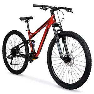 Hyper 29" Explorer Mens Dual Suspension Mountain Bike, Red - Picture 1 of 12