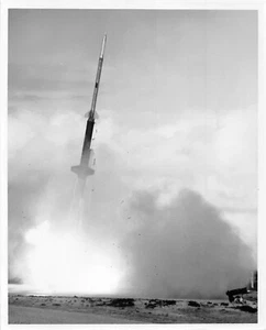 NASA 1967 8x10 Photograph Nike-Tomahawk Rocket Heading to Thermosphere - Picture 1 of 2