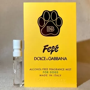Dolce & Gabbana Fefe Dog Perfume Sample 1.5ml / 0.05oz X2 - Picture 1 of 1