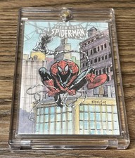 2017 Fleer Ultra SPIDER-MAN Sketch Card Babisu Kurtis Marvel