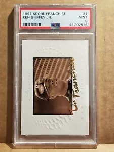1997 Score Franchise #1 Ken Griffey Jr. PSA 9 Mint MLB HOF - Bild 1 von 2
