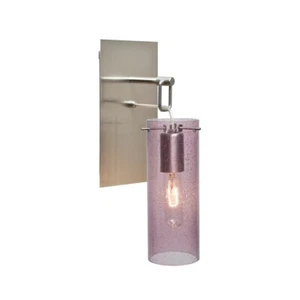 Besa Lighting Juni 10 Wall Pendant, Satin Nickel/Purple - 1WP-JUNI10PL-SN - Picture 1 of 1