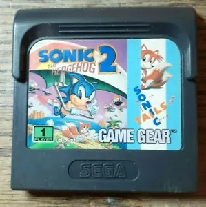 Sonic the Hedgehog 2 (Sega Game Gear, 1991) VG Shape - Picture 1 of 1