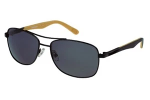 Caterpillar Men's Sunglasses Polarised CTS-8023 004P Matte Black/Solid Smoke - Picture 1 of 1