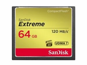 SanDisk Memory Card Compactflash Extreme 64 Go