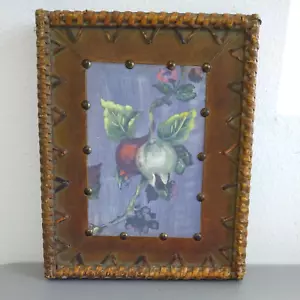 CBK Art Root Vegi Chalk Picture Ornate Heavy Frame County Cottage Homestead - Picture 1 of 6