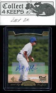 2008 Upper Deck Timeline SP Top Prospect Autograph #200 Micah Hoffpauir RC Auto - Picture 1 of 2